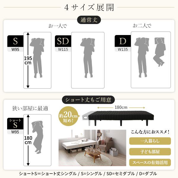 スーパSALE10倍＆4時間限定10％OFF ベッド 脚付きマットレス ホワイト セミダブル ポケットコイル コンパクト圧縮 梱包 搬入 簡単 20cm 高脚 ハイタイプ マットレスベッド