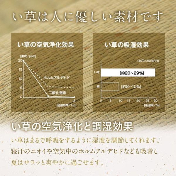 い草 枕/ピロー 約50×30cm 女性向け 日本製 ギフト 箱付き 消臭 吸湿 調湿効果 〔ベッドルーム 寝室〕代引NG