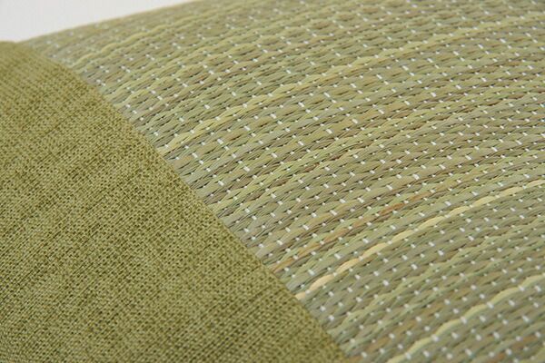 い草 枕/ピロー 無地 平枕 約50×30cm ブルー 高さ調整可 消臭 吸湿 調湿機能 日本製 〔ベッドルーム 寝室〕代引NG