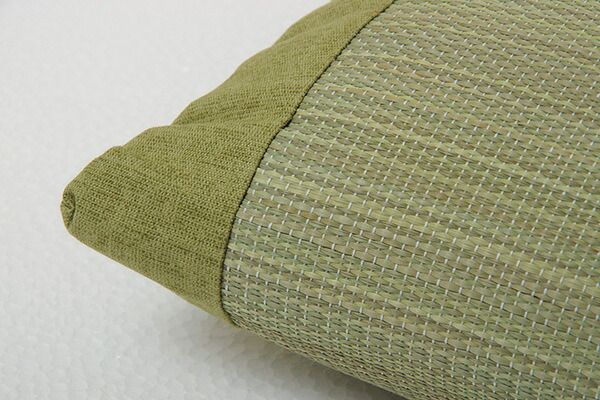 い草 枕/ピロー 無地 平枕 約50×30cm ナチュラル 高さ調整可 消臭 吸湿 調湿機能 日本製 〔ベッドルーム 寝室〕代引NG
