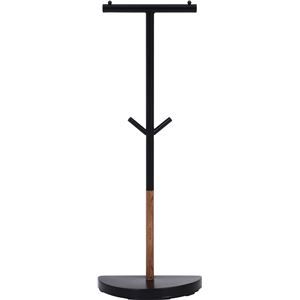 スーパSALE10倍＆4時間限定10％OFF ランドセル収納 ポールハンガー 幅33×奥行16.5×高さ90cm ブラック 半円形 バックパックスタンド 組立品 子供部屋 ベッドルーム【代引NG】