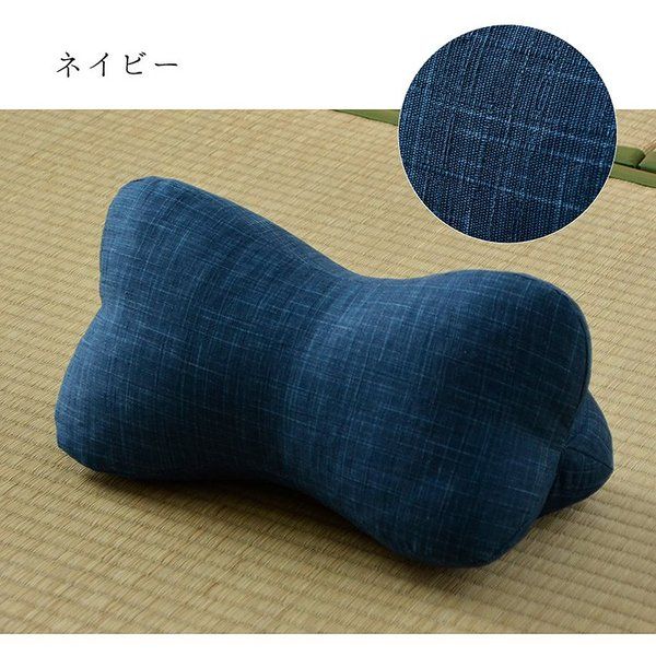 寝具 枕 くつろぐ もっちり 機能性 お昼寝 低反発チップ パイプ 日本製 ほね枕 足枕 約32×15cm 和モダン代引NG