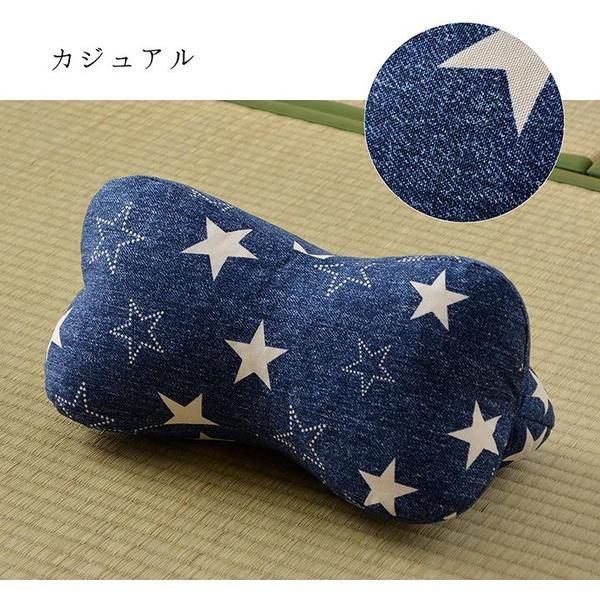 寝具 枕 くつろぐ もっちり 機能性 お昼寝 低反発チップ パイプ 日本製 ほね枕 足枕 約32×15cm エスニック代引NG