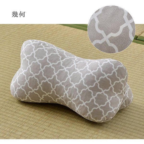 寝具 枕 くつろぐ もっちり 機能性 お昼寝 低反発チップ パイプ 日本製 ほね枕 足枕 約32×15cm 北欧代引NG