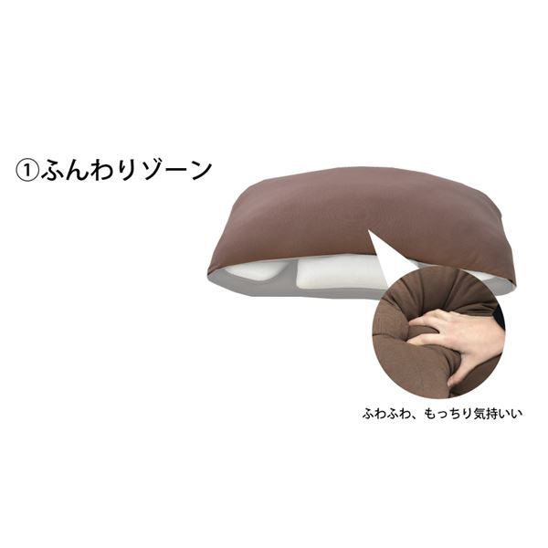 スーパSALE10倍＆4時間限定10％OFF 枕 寝具 約35×65×18cm 日本製 ピローケース付き 整体師のふわもち枕 ベッドルーム 寝室 プレゼント 贈り物