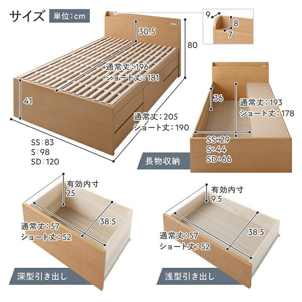 〔組立設置付〕 収納 ベッド チェストベッド 宮付  シングル 国産ポケットコイルマットレス付 ホワイト 収納付 引き出し付 棚付 宮棚付 コンセント付 大容量 収納 すのこ 日本製 シングルベッド チェストベット 収納ベット代引NG