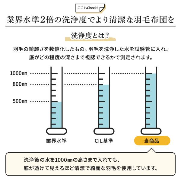 羽毛布団 掛け布団 シングル アイボリー ダウン50% 250dp パワーアップ加工 抗菌 防臭 防ダニ 日本製 国産 ピーチスキン加工 ループ付き 高品質ホワイトダックダウン採用 二重縫製 掛 布団 ふとん 寝具代引NG