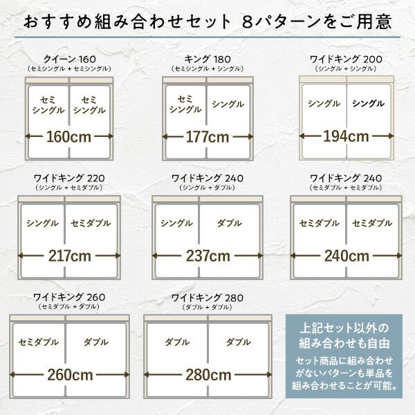 スーパSALE10倍＆4時間限定10％OFF ベッド 連結ベッド ワイドキング200(S+S シングル+シングル) ベッドフレームのみ グレージュ 低床 連結 ロータイプ 棚付き 宮付き 2口 コンセント付き LED 照明付き すのこ 木製 ローベッド フロアベッド ワイドキングベッド