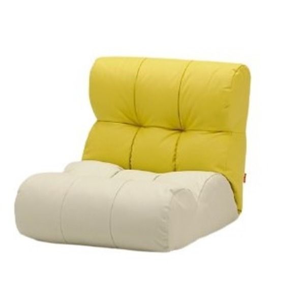 スーパSALE10倍＆4時間限定10％OFF ソファ座椅子 ピグレットJr NORDIC PT 1P YE/IV （イエロー/アイボリー）