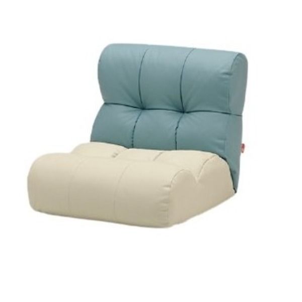 スーパSALE10倍＆4時間限定10％OFF ソファ座椅子 ピグレットJr NORDIC PT 1P BL/IV （ブルー/アイボリー）