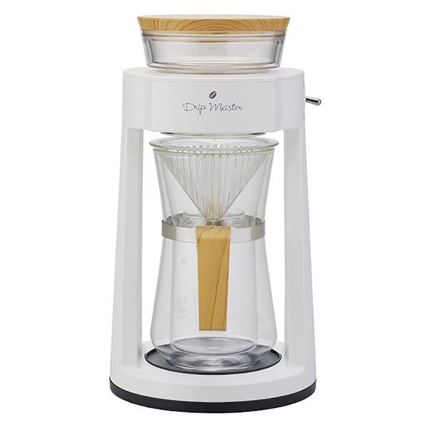 スーパSALE10倍＆4時間限定10％OFF コーヒー ハンドドリップセット 幅16.8cm ホワイト ドリッパー サーバー 計量スプーン付 ポータブルドリップマイスター 珈琲