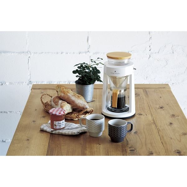 スーパSALE10倍＆4時間限定10％OFF コーヒー ハンドドリップセット 幅16.8cm ホワイト ドリッパー サーバー 計量スプーン付 ポータブルドリップマイスター 珈琲