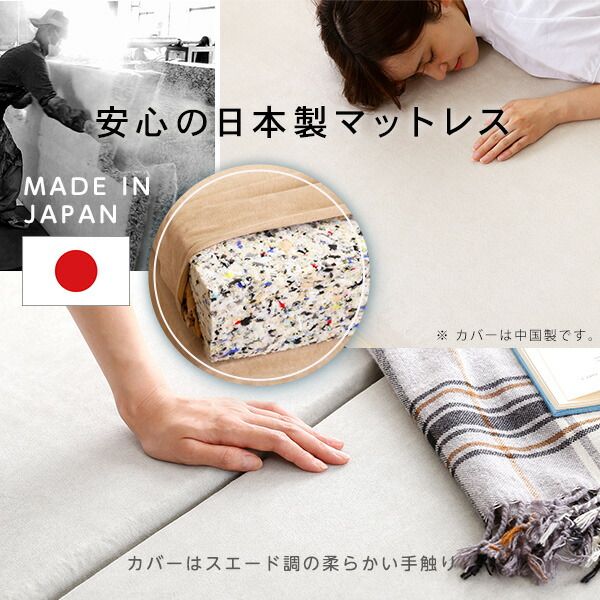 折りたたみ マットレス 寝具 ダブル グレー 3つ折りタイプ 高反発 厚み10cm 圧縮ロール梱包 折り畳みマットレス Dサイズ代引NG