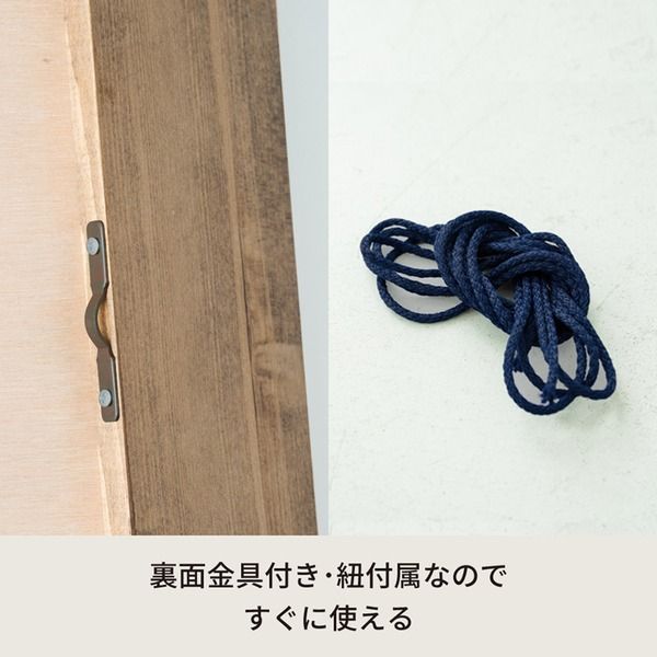 スーパSALE10倍＆4時間限定10％OFF 幅広枠正方形ウォールミラー2(60)(アンティークブラウン/茶) 天然木/姿見鏡/ワイド/高級感/木製/飛散防止加工/壁掛け/北欧風/ヴィンテージ/日本製/完成品/NK-32