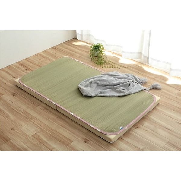 スーパSALE10倍＆4時間限定10％OFF い草 シーツ 子供用 ベビー用 約70×120cm ピンク 星柄 日本製 国産 お昼寝【代引NG】