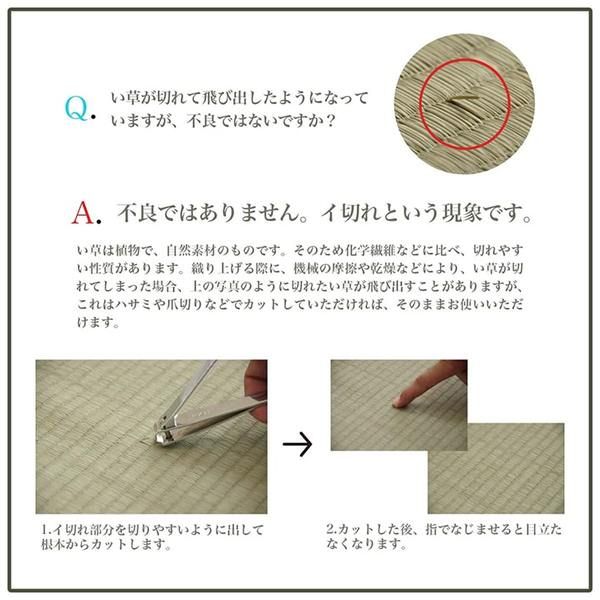 上敷き ゴザ 敷詰 カーペット い草 自然素材 日本製 国産 消臭 ナチュラル 市松柄 シンプル 江戸間3畳(約174×261cm)代引NG
