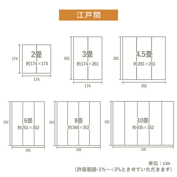 上敷き ゴザ 敷詰 カーペット い草 自然素材 日本製 国産 消臭 抗菌防臭 麻の葉 レトロ 和 ベージュ 江戸間2畳(約174×174cm)代引NG