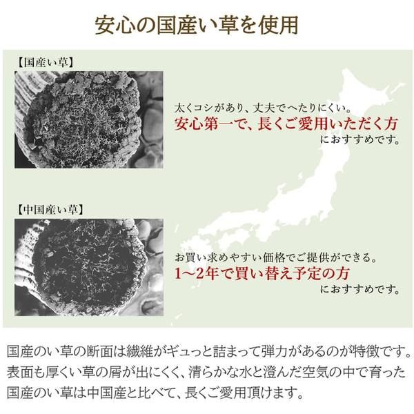 ラグ マット 国産 日本製 い草 高級感 エレガンス 消臭 自然素材 滑り止め加工 不織布 ワイン 正方形 約191×191cm代引NG