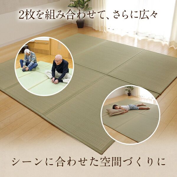 い草マットレスPro 折りたたみ い草 置き畳 軽量 抗菌 消臭 吸着 日本製 シングル(約100×210cm)代引NG