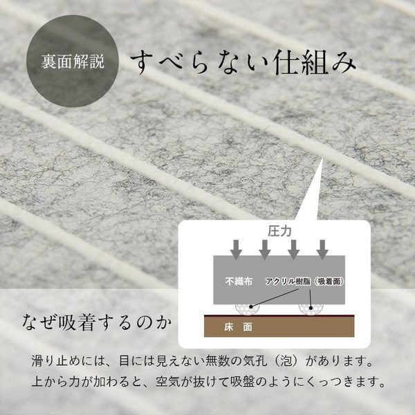 スーパSALE10倍＆4時間限定10％OFF 吸着タイプ ずれにくい 畳マット 約67×67×2cm ナチュラル【代引NG】