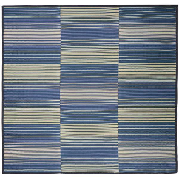 い草コンパクトパフラグ(裏貼り) 若竹 ブルー 約180×240cm代引NG