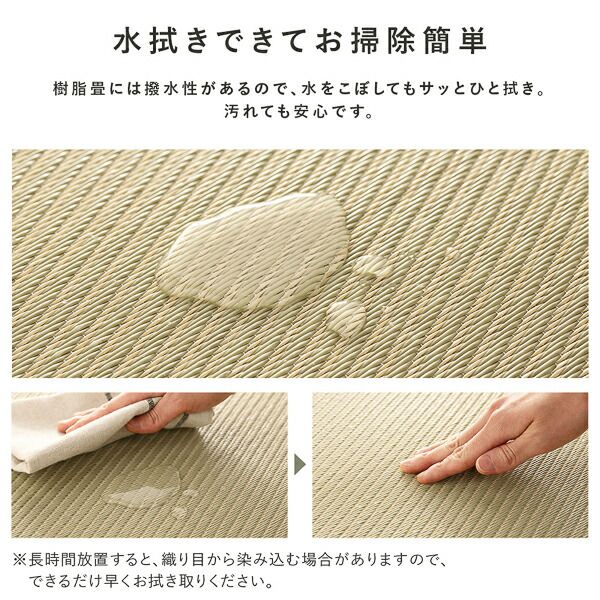 〔6枚セット〕 PP 置き畳 ユニット畳 約幅82×奥行82×高さ2.5cm グリーン 樹脂畳 軽量 軽い 滑りにくい 裏面 滑り止めシート付き キズ防止 傷防止 耐久性 丈夫 頑丈 簡単設置 お手入れ簡単 水拭き可 畳マット インテリア家具 インテリア雑貨 リビング家具【代引不可】