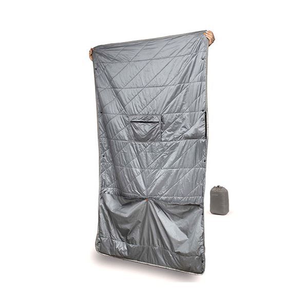 スーパSALE10倍＆4時間限定10％OFF GRAVEL ポケッタブルブランケット グレー GRAVEL-POCKETABLE