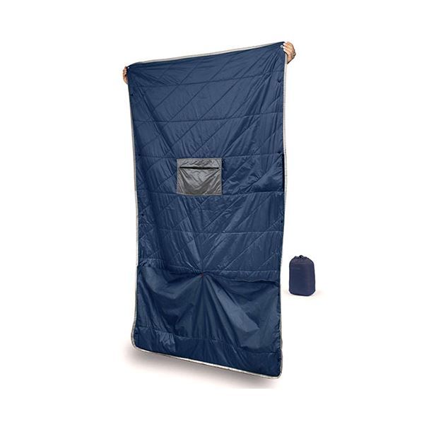 スーパSALE10倍＆4時間限定10％OFF GRAVEL ポケッタブルブランケット ブルー GRAVEL-PBLANKET-BLUE