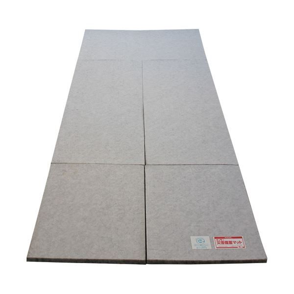 スーパSALE10倍＆4時間限定10％OFF ニッケ商事 災害備蓄マット グレーES2403S810 1ケース(10枚)
