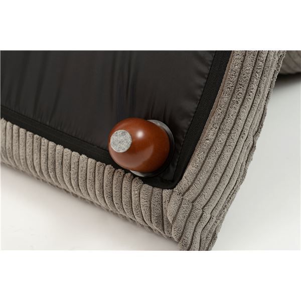 スーパSALE10倍＆4時間限定10％OFF パーソナルチェア 約幅65×奥行51/41×高さ39×座面高18cm グレー 折りたたみ ワイドカックンリクライナー 組立品