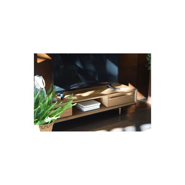 テレビ台 テレビボード 約幅150cm ナチュラル スチール 木製 脚付き 組立品 リビング ダイニング インテリア家具代引NG