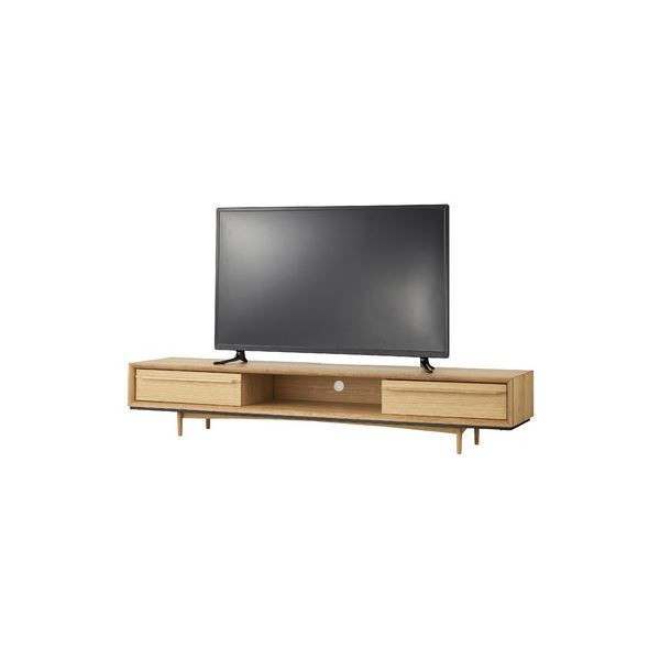 テレビ台 テレビボード 約幅180cm ナチュラル スチール 木製 脚付き 組立品 リビング ダイニング インテリア家具代引NG