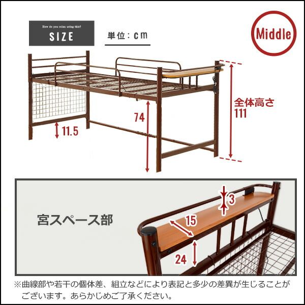 ロフトベッド シングル ベッドフレームのみ グリーン 高さ調整可 ハイタイプ ミドルタイプ 2口 コンセント付き 宮付き 棚付き 宮棚付き 組立品 マットレス別売 パイプロフトベッド シングルベッド パイプベッド ロフトベット代引NG