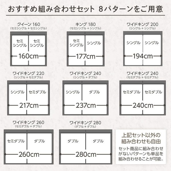 スーパSALE10倍＆4時間限定10％OFF ベッド ワイドキング 200(S+S) ボンネルコイルマットレス付き ストーングレー 連結 低床 すのこ LED 照明付き 宮付き 棚付き 宮棚付き 2口 コンセント付き 連結ベッド ローベッド フロアベッド すのこベッド  ワイドキングベッド