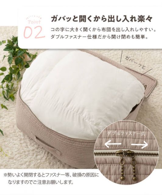 スーパSALE10倍＆4時間限定10％OFF 衣類 布団 収納ケース 約40×40×20cm アイボリー mofua モフア イブル マルチケース ベッドルーム クローゼット 押し入れ【代引NG】