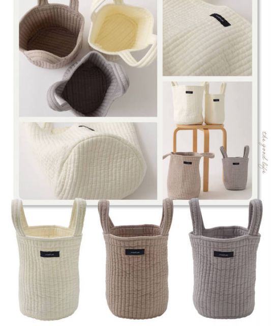 スーパSALE10倍＆4時間限定10％OFF トートバッグ S 約直径15cm×20cm ベージュ mofua モフア イブル 丸洗いできるマルチバスケットバッグ ショッピング お出かけ【代引NG】