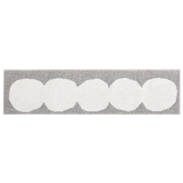 スーパSALE10倍＆4時間限定10％OFF スミノエ デザインライフ オダンゴマット/キッチンマット 約幅45×長さ180cm アイボリー【代引NG】