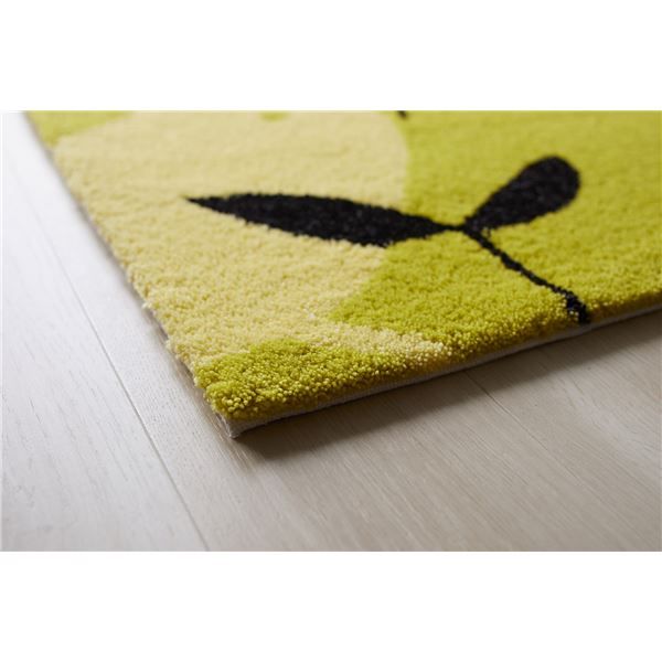 スーパSALE10倍＆4時間限定10％OFF スミノエ デザインライフ コトリマット/玄関マット 約幅45×長さ75cm イエロー【代引NG】