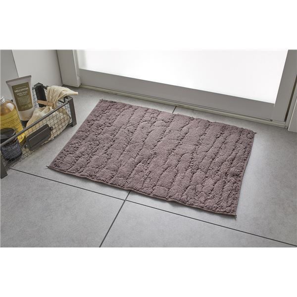 スーパSALE10倍＆4時間限定10％OFF スミノエ デザインライフ ウッドバスマット 約幅35×長さ50cm ブラウン【代引NG】