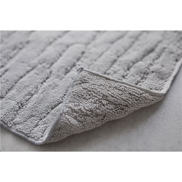 スーパSALE10倍＆4時間限定10％OFF スミノエ デザインライフ ウッドバスマット 約幅35×長さ50cm グレー【代引NG】