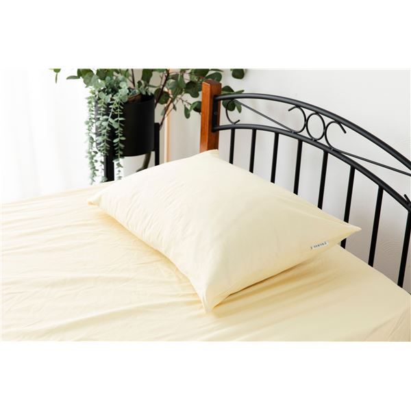 枕カバー 寝具 約43×63cm ベージュ 日本製 綿100％ yucuss ユクスス ベッドルーム 寝室 インテリア雑貨代引NG