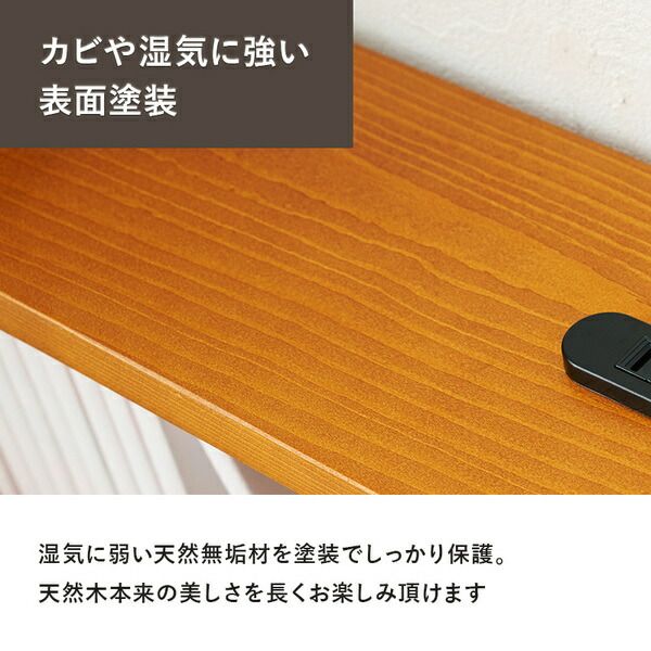 後付けヘッドボード シングルベッド対応 約幅98×奥行15×高さ66cm ホワイトウオッシュ 組立品代引NG