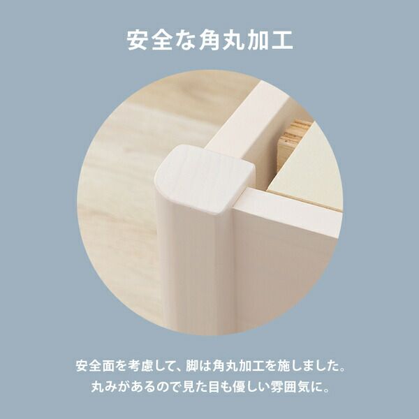 組立簡単 すのこベッド シングル 約幅99.5×奥行198×高さ36.5cm ライトブラウン 組立品 ベッドフレーム単品代引NG