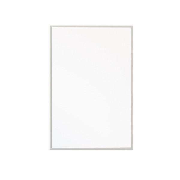 スーパSALE10倍＆4時間限定10％OFF 細枠ウォールミラー(60×90)(ホワイト/白) 天然木/姿見鏡/スリム/高級感/木製/飛散防止加工/壁掛け/北欧風/日本製/完成品/NK-26