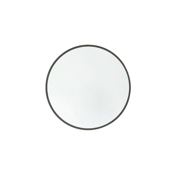 スーパSALE10倍＆4時間限定10％OFF MDF丸形ウォールミラー(47)(ブラウン/茶) 直径47cm 鏡 スリム 高級感 ブルックリン 韓国インテリア 海外インテリア 飛散防止加工 壁掛け オシャレ 北欧風 オーバル 日本製 完成品 NK-16