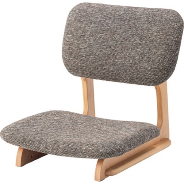 スーパSALE10倍＆4時間限定10％OFF フロアチェア 約W50×D56×H52×SH12cm ブラウン 完成品