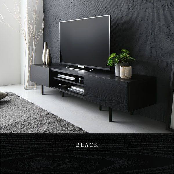 スーパSALE10倍＆4時間限定10％OFF ワイド テレビボード テレビ台 幅 180 cm ブラウン 脚付き オープン収納 フラップ扉 収納 棚 背面化粧 ローボード インテリア家具 TV台 TVボード リビングボード リビング家具 ディスプレイ台