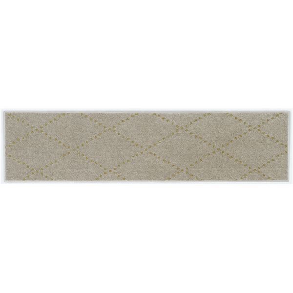 スーパSALE10倍＆4時間限定10％OFF スミノエ 洗える キッチンマット ポント 約幅45×長さ180cm ベージュ 日本製【代引NG】