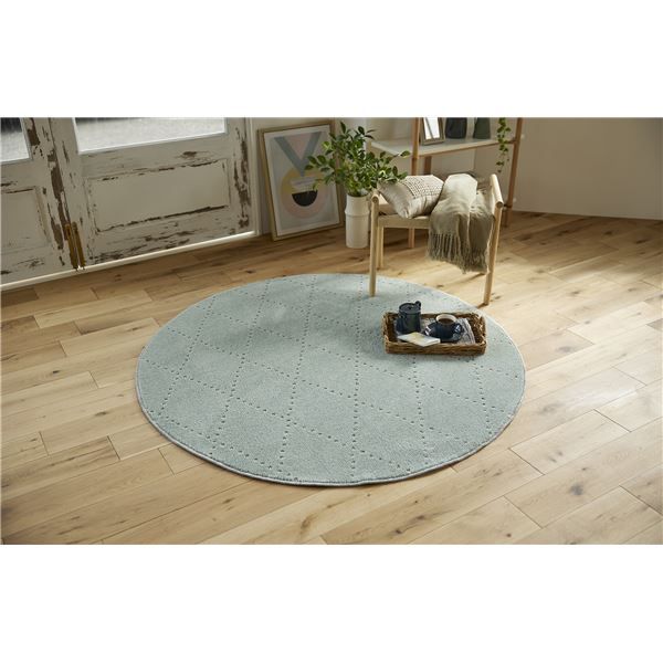 150×長さ150cm 正円 ブルーグレー 日本製代引NG