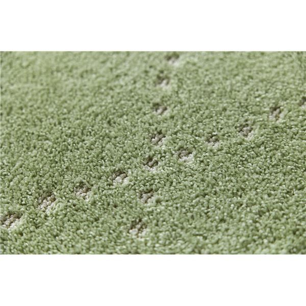 スーパSALE10倍＆4時間限定10％OFF スミノエ 洗える キッチンマット ポント 約幅45×長さ180cm グリーン 日本製【代引NG】